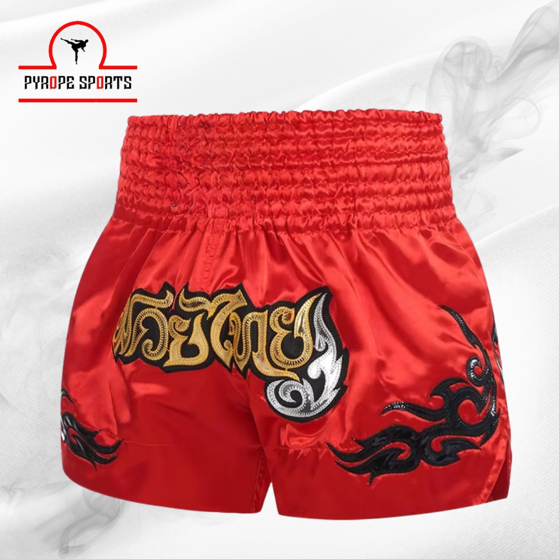 Premium Muay Thai Boxing Shorts – Embroidered Fight Shorts - Image 2