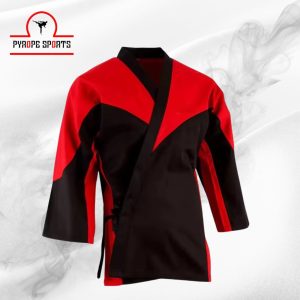 Premium Judo Uniform Gi Set – Custom Martial Arts Training Suit with Pants (Red & Black)