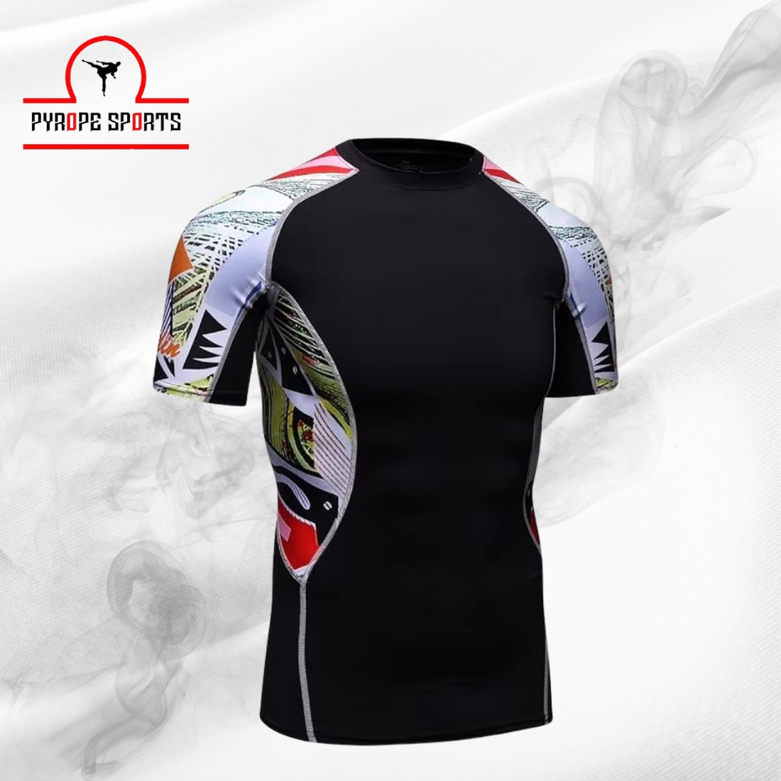 Men’s Short Sleeve Rash Guard – Compression T-Shirt | Gym, MMA, BJJ & Fitness Wear | Custom Sports Apparel - Image 6