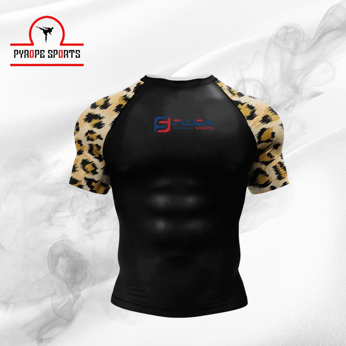 Men’s Compression T-Shirt | MMA, BJJ & Gym Performance Tee | Custom Sportswear Manufacturer - Image 4