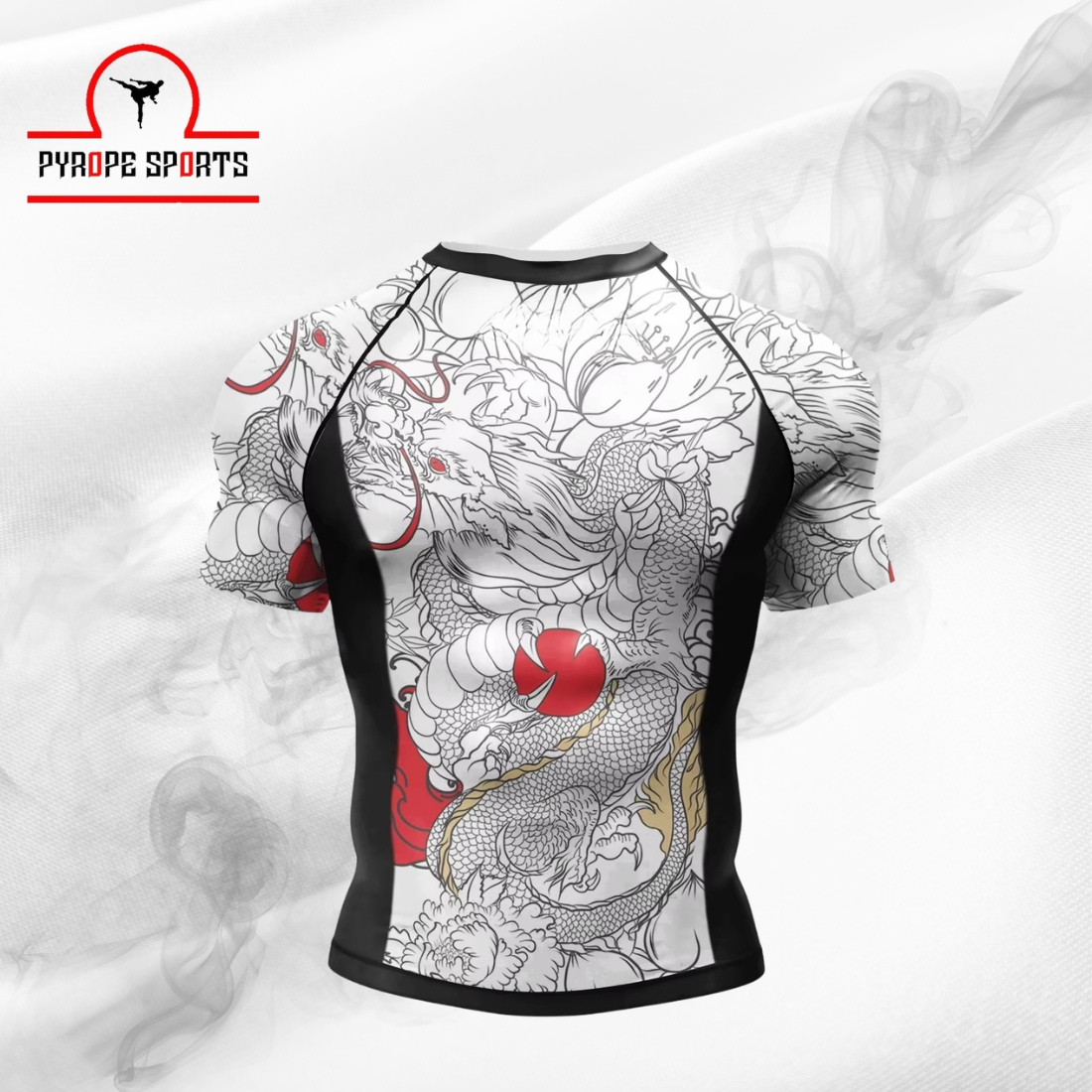 Men’s Compression T-Shirt | MMA, BJJ & Gym Performance Tee | Custom Sportswear Manufacturer - Image 2