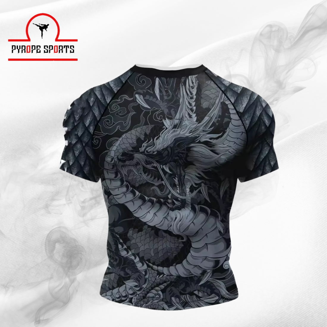 Men’s Compression T-Shirt | MMA, BJJ & Gym Performance Tee | Custom Sportswear Manufacturer - Image 3