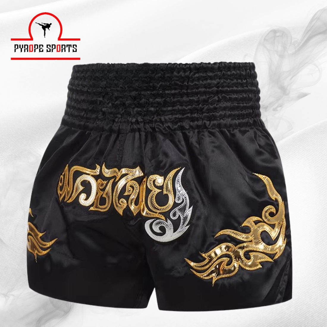 Premium Muay Thai Boxing Shorts – Embroidered Fight Shorts - Image 3