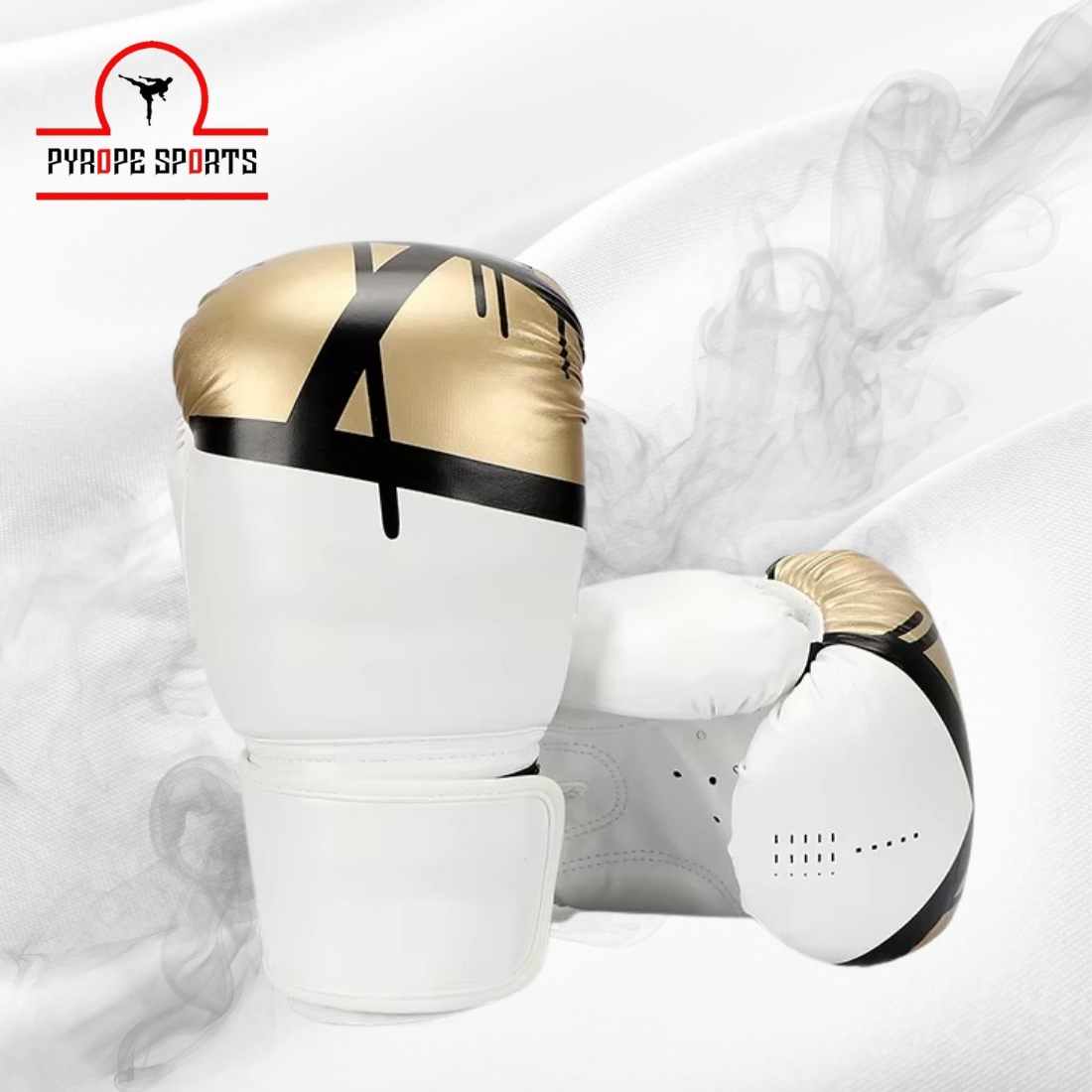 Premium Boxing Gloves – Training & Sparring Gloves | White & Gold / Red & Black | High Quality Custom Sports Gloves