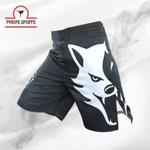 Wolf Head MMA Fight Shorts – Premium Combat Training Shorts