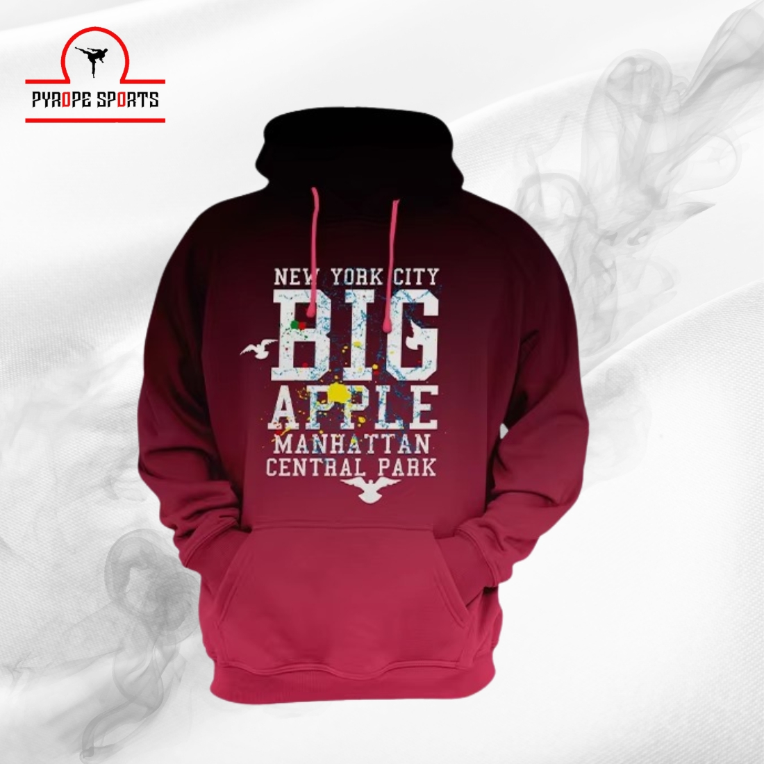 Men’s New York City Graphic Hoodie – Big Apple Premium Printed Pullover