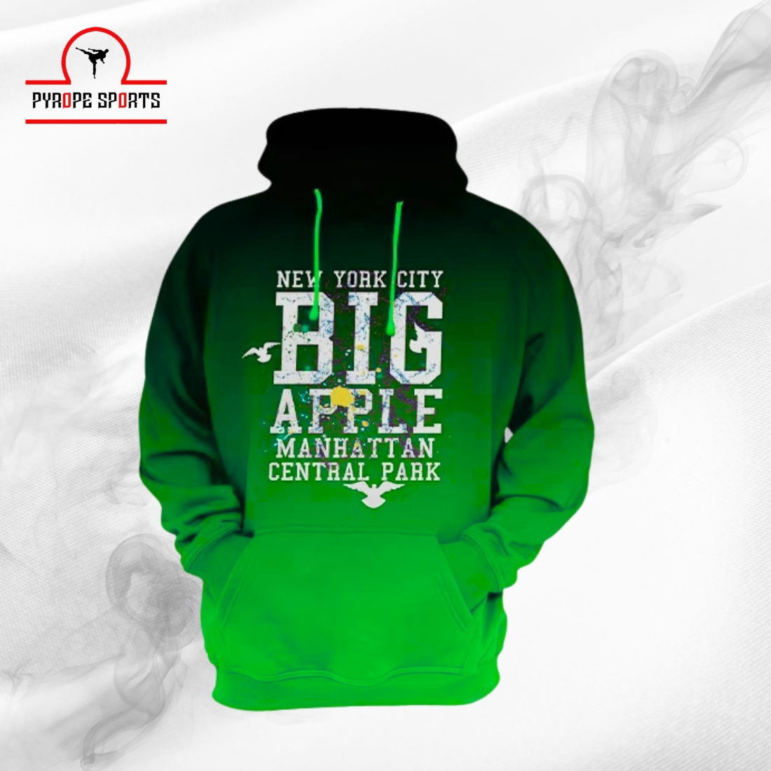 Men’s New York City Graphic Hoodie – Big Apple Premium Printed Pullover - Image 3