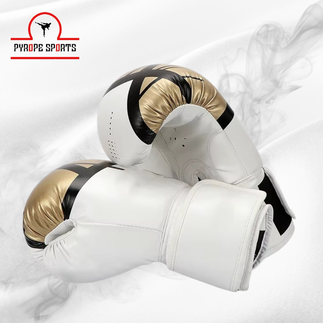 Premium Boxing Gloves – Training & Sparring Gloves | White & Gold / Red & Black | High Quality Custom Sports Gloves - Image 2