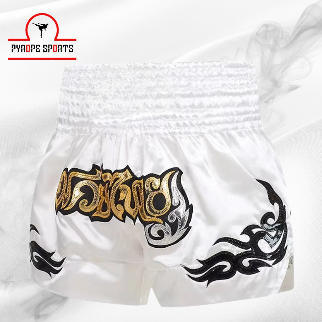 Premium Muay Thai Boxing Shorts – Embroidered Fight Shorts