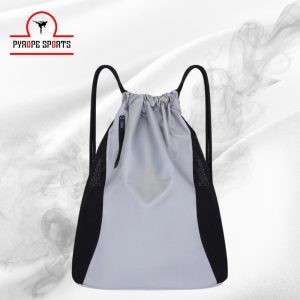 Premium Brazilian Jiu Jitsu Gi Bag Drawstring Backpack with Zipper Pocket & Mesh Panels Gym Training Bag