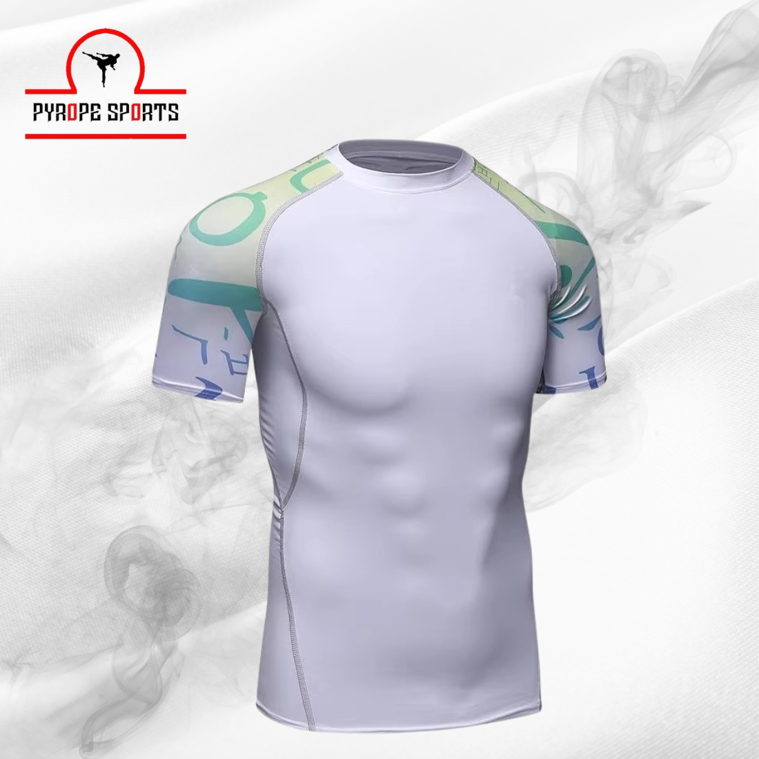 Men’s Short Sleeve Rash Guard – Compression T-Shirt | Gym, MMA, BJJ & Fitness Wear | Custom Sports Apparel - Image 2
