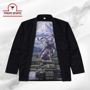 Anime Mech Warrior Brazilian Jiu Jitsu Gi – Custom BJJ Uniform | MMA Grappling Kimono Premium Quality