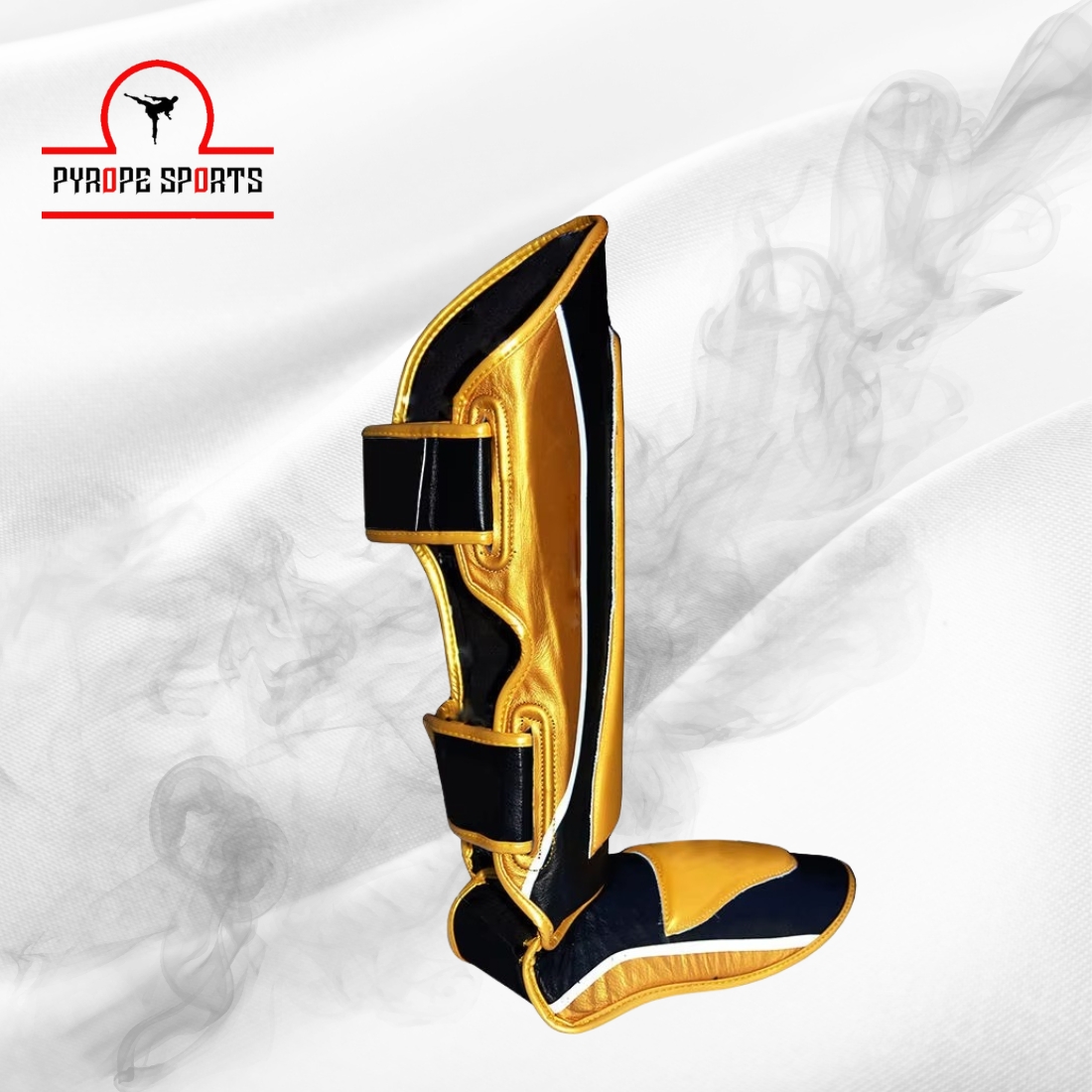 Premium Muay Thai Shin Guards – Gold Edition | MMA & Kickboxing Leg Protection - Image 2