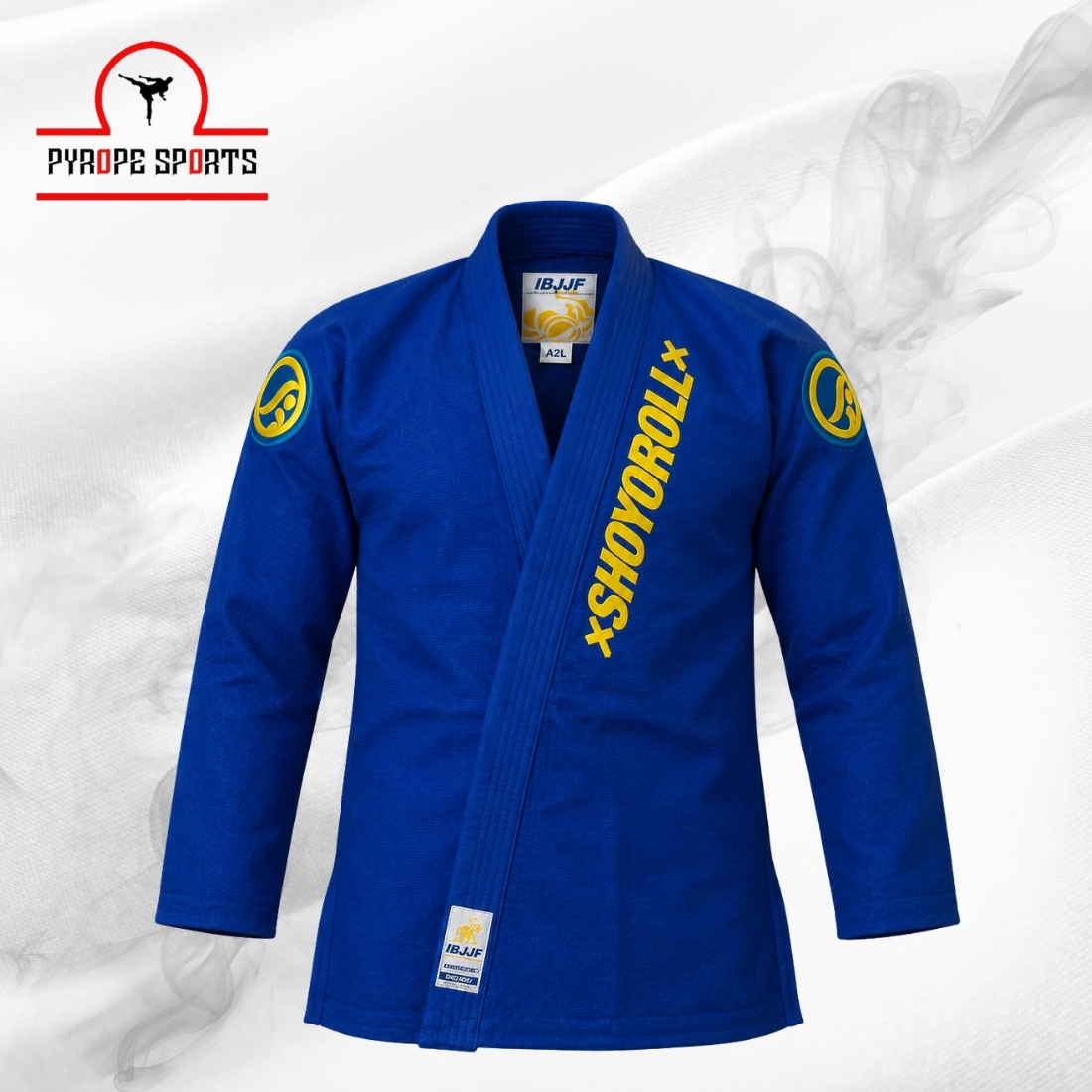 Albino & Preto Shoyoroll Batch 6 BJJ Gi Jiu Jitsu Uniform Blue 450 GSM