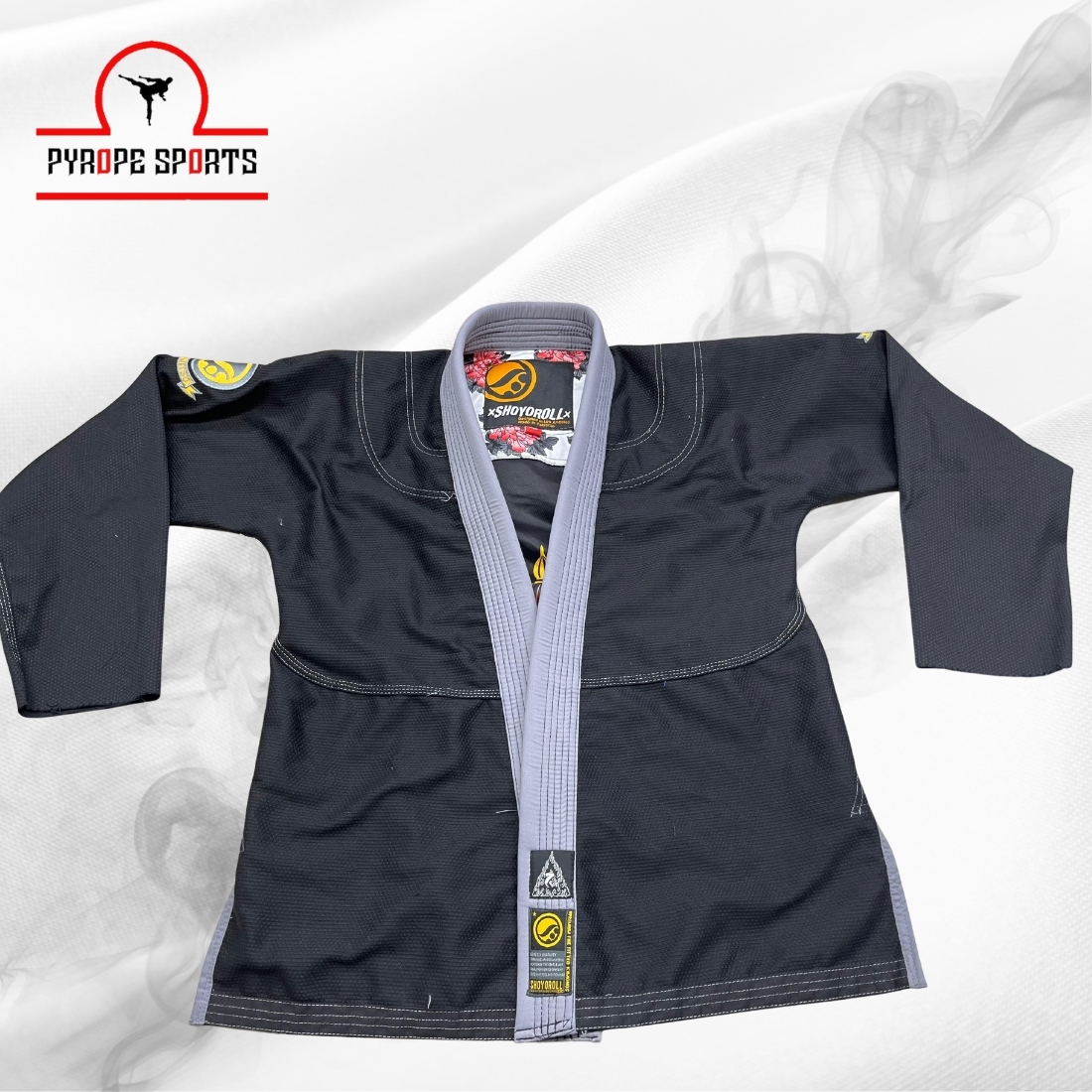 Shoyoroll Batch #33: 7th Son II Black BJJ Gi Uniform 450 gsm Jiu Jitsu - Image 4